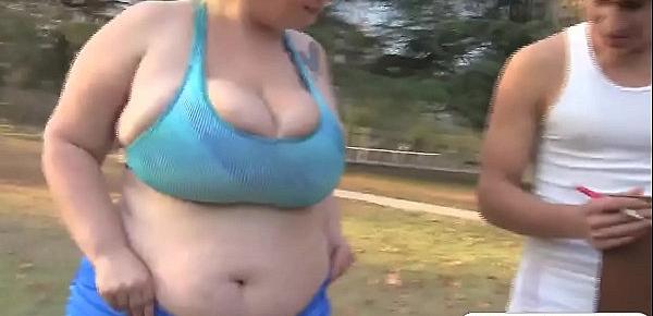  Fat blonde chick with massive tits slammed hard by handsome guyats-dick-hd